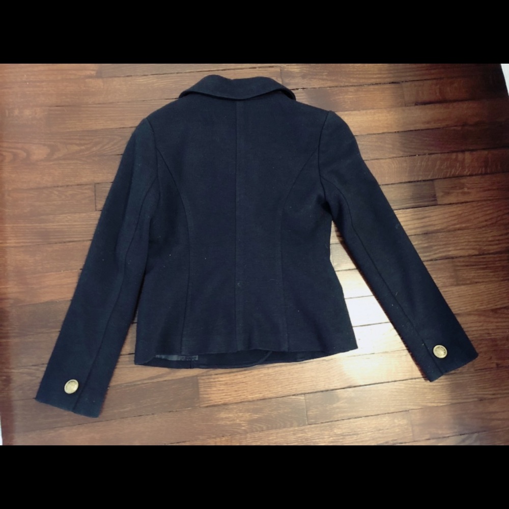 Navy Color Coat Jacket - Picture 5 of 5